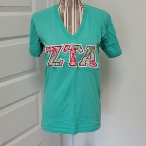 ZTA Lilly Pulitzer Letter Tee